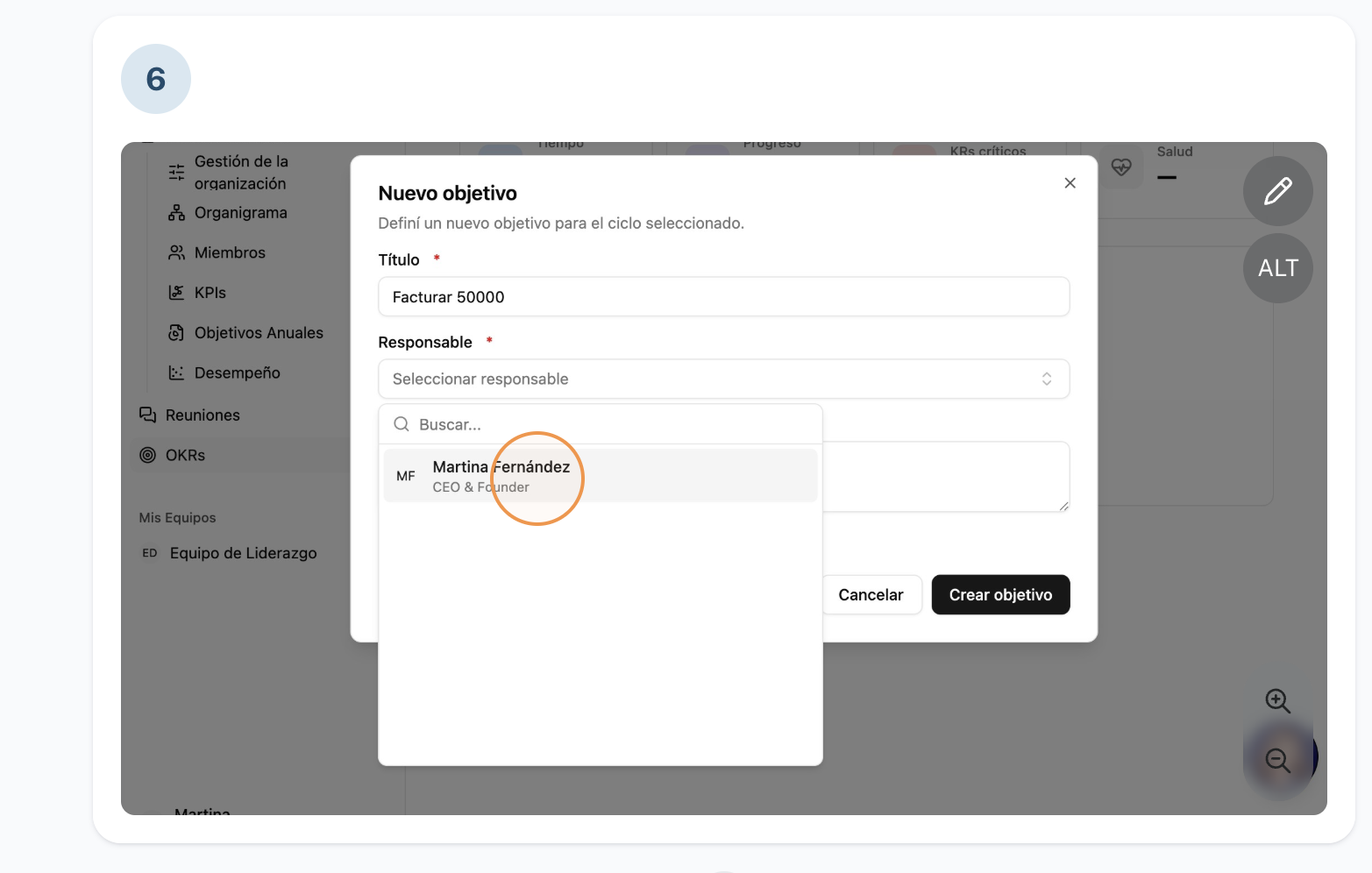 Cómo crear un OKR: el objetivo y sus key results: paso 6