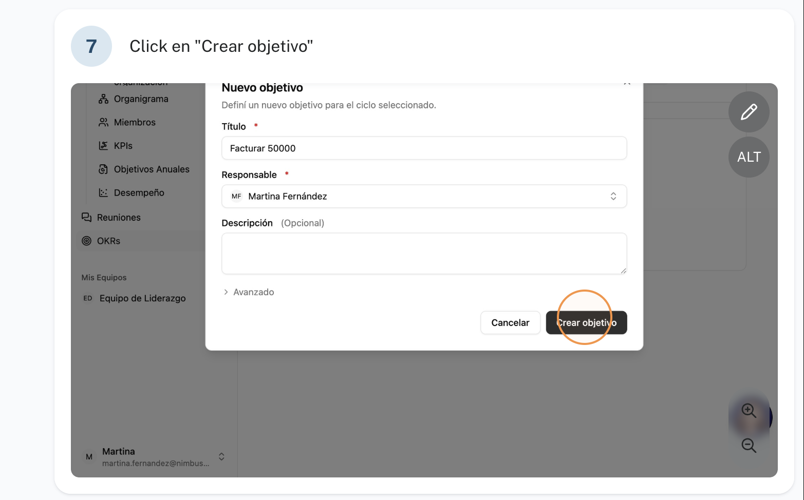 Cómo crear un OKR: el objetivo y sus key results: paso 7