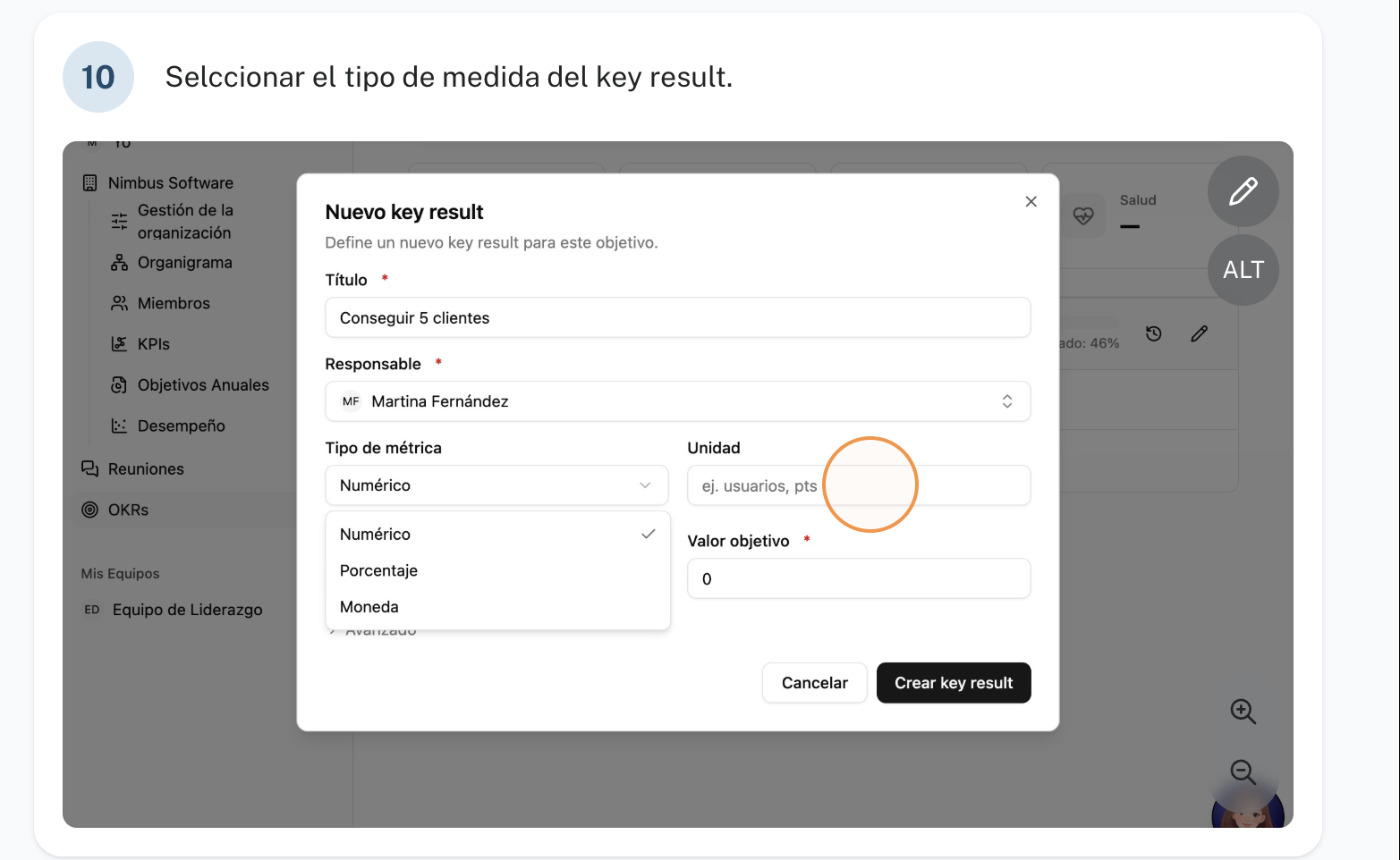 Cómo crear un OKR: el objetivo y sus key results: paso 10